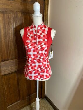 Tail Women's Golf Shirt Sleeveless Size XS Dovima SL Funnel Top Wonderland